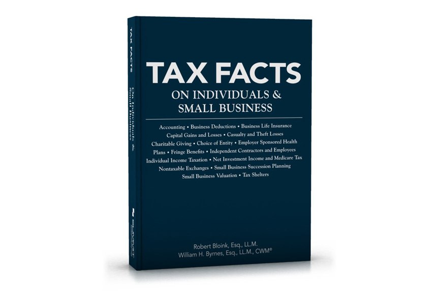 Assoc Dean Byrnes Book Tax Facts On Individuals And