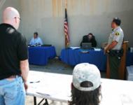 3L Dan Hall and client in court