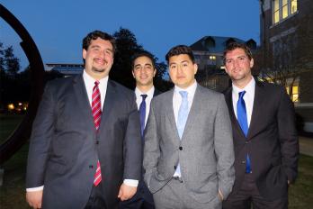 Samuel Ehrlich (3L), Alex Corrado (2L), Ismael Iniguez (3L), Jas Barmasse (2L)  