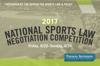 2017 National Sports Law Negotiation Competition
