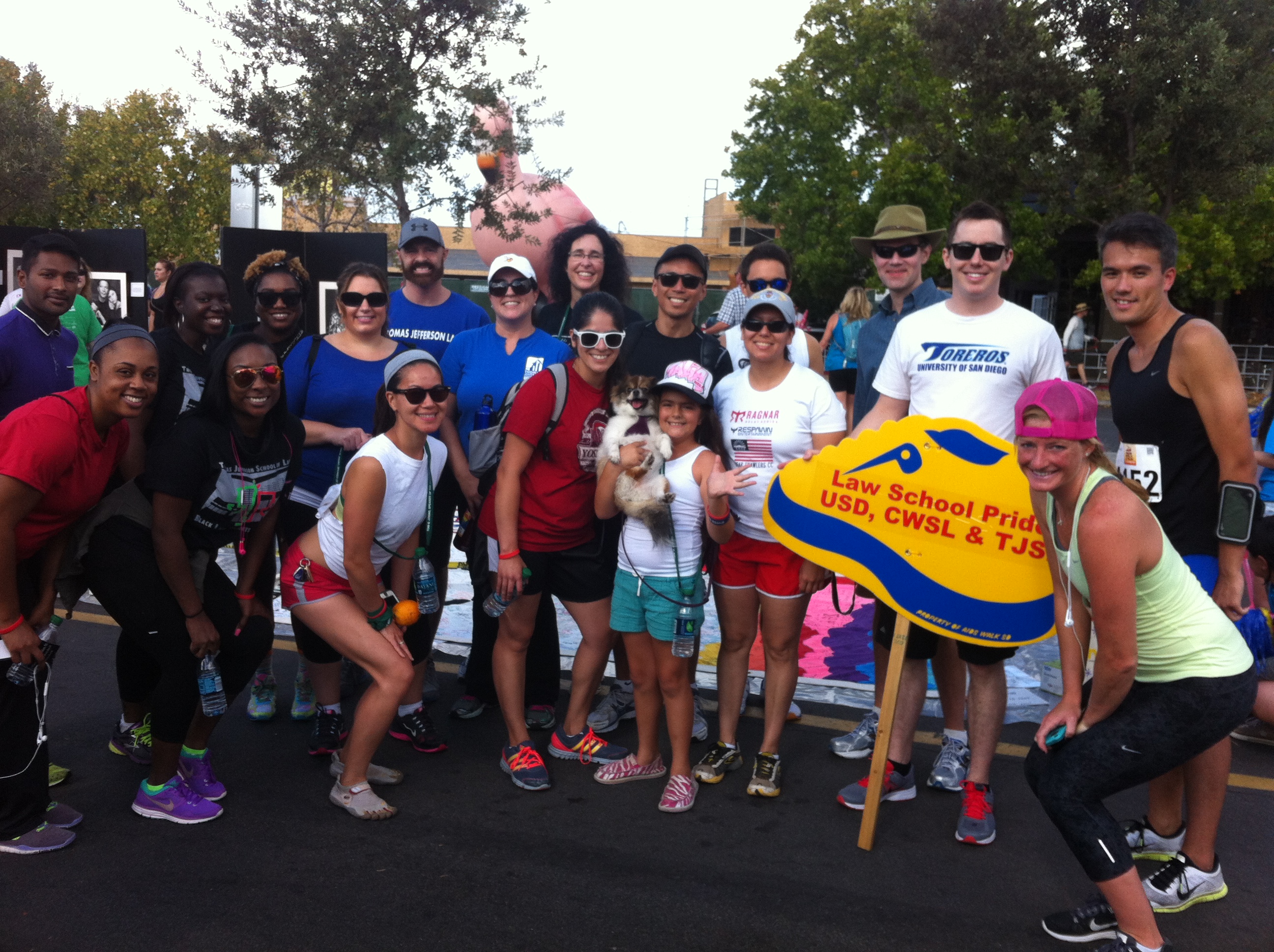 San Diego Aids Walk Thomas Jefferson School of Law