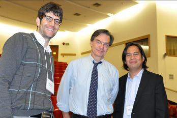L to R: Ben Lewis 3L, Keynote Speaker Richard F. Griffin Jr and Ian Seruelo 1L