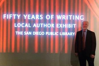 Professor Slomanson attends event for the San Diego County Library (SDCL).