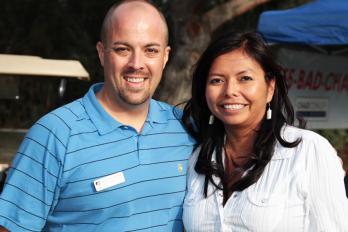Aaron Hicks '04 & Vanessa Vandever Alumni Relations Director