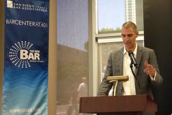 Eric Eastham of Mintz Levin, Co-Chair of the ESL section of the SDCBA