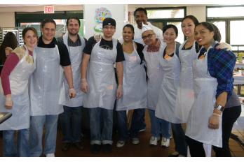 TJSL SBA Volunteers at Father Joe's Village, April 23, 2011