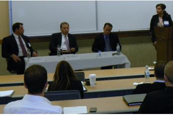 Jessica Williams addressing panelists during the ABA-LSD 9th Cir. Spring Meeting