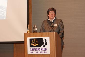 TJSL Associate Dean Kransberger Introduces Amy Louttit