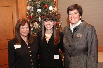 Professor Joy Delman, Amy Louttit, Associate Dean Beth Kransberger