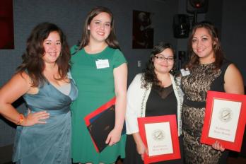 Lorena Slomansan '03 Karen Barragan (2L), Priscilla Askar (2L) and Samantha Mora