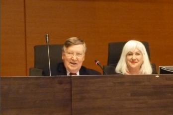 Professor Bisom-Rapp in Italy
