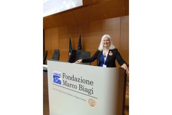 Professor Bisom-Rapp in Italy