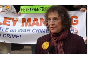 Prof. Cohn at Manning Rally