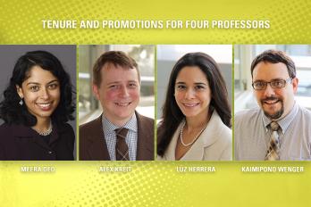 Tenure & Promotions for Four TJSL Faculty Members