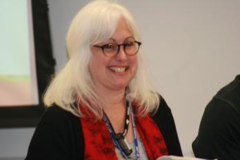 Prof. Bisom-Rapp at Seton Hall
